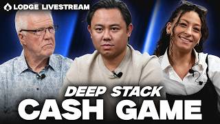 LIVE POKER With Jwin, Angelina, & Effin Bob! | Lodge Live Stream