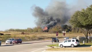 BREAKING NEWS! Structure and grass fire - Flower Mound, TX