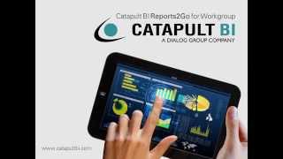 Catapult BI Reports2Go mobile app Demo and Training Clip screenshot 4