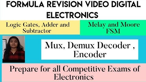 Formula Revision Video for Digital Electronics Part1|ISRO|Gate|BARC|DMRC | HSFC Technical Assistant
