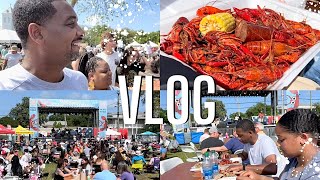 WEEKEND VLOG | CRAWFISH FESTIVAL |  WE HAD FUN