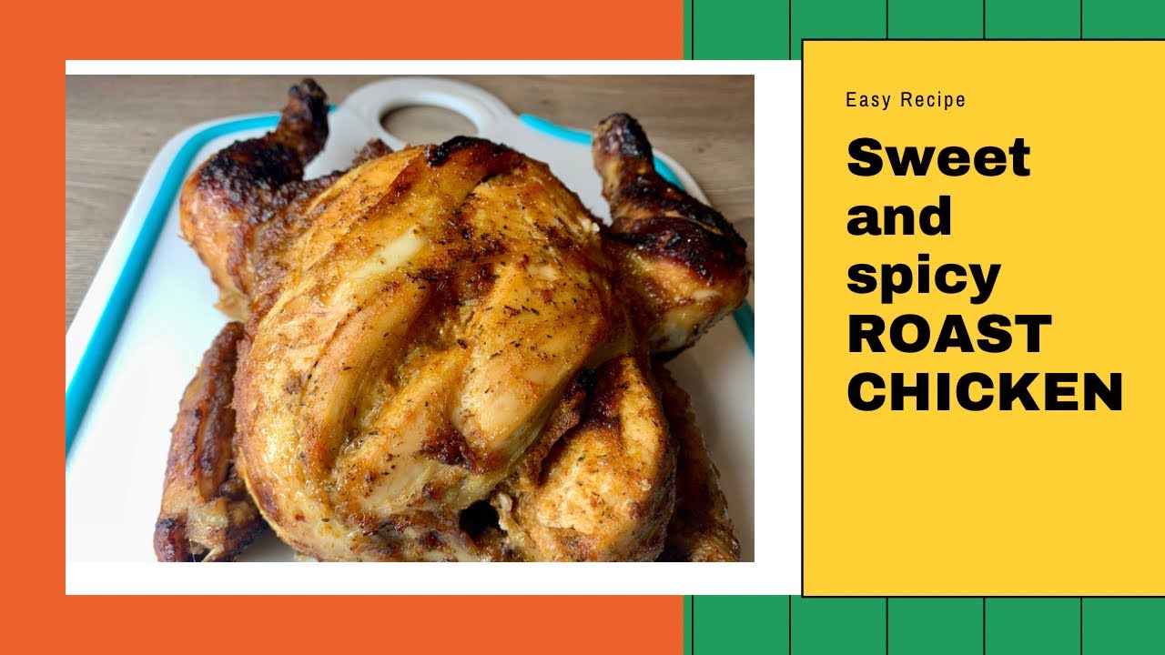 Sweet & Spicy Roast Chicken with Carrots, Dates & Pistachios