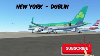 New York - Dublin | Aer Lingus B757-200 |🔴 Infinite Flight Live 🔴