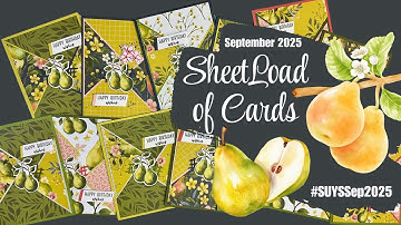 September 2025 SheetLoad of Cards