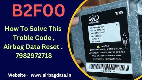 B2F00 How To Solve This Fault Code ? 🔥🔥 - Full Details , Step By Step - 7982972718 #B2F00 #Mahindra