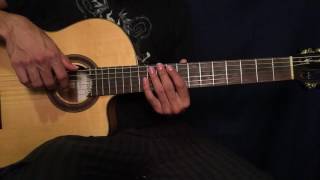 Video thumbnail of "Sonidos del Silencio - Tutorial/como tocar en Guitarra Instrumental"