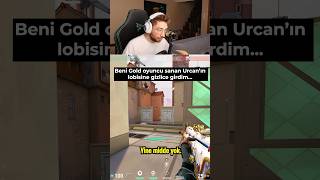 gold ile vs attığını sanan Urcan’ın lobisine gizlice girdim.. | valorant #combatry #shorts #valorant