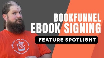 Digital Ebook Signing | BookFunnel Tutorial