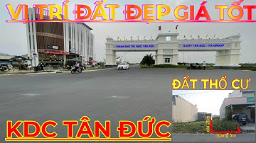 Đất nền đẹp đường 20m giá cực tốt tại KDC Tân Đức