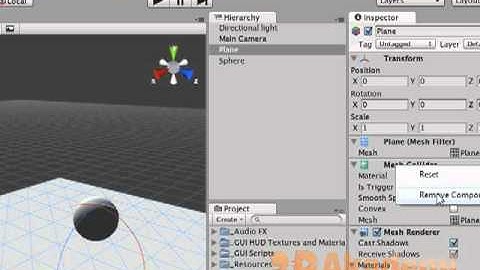 Unity3d fizik material ders