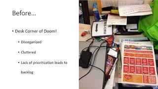 Lean Libraries - Desk Corner Clutter