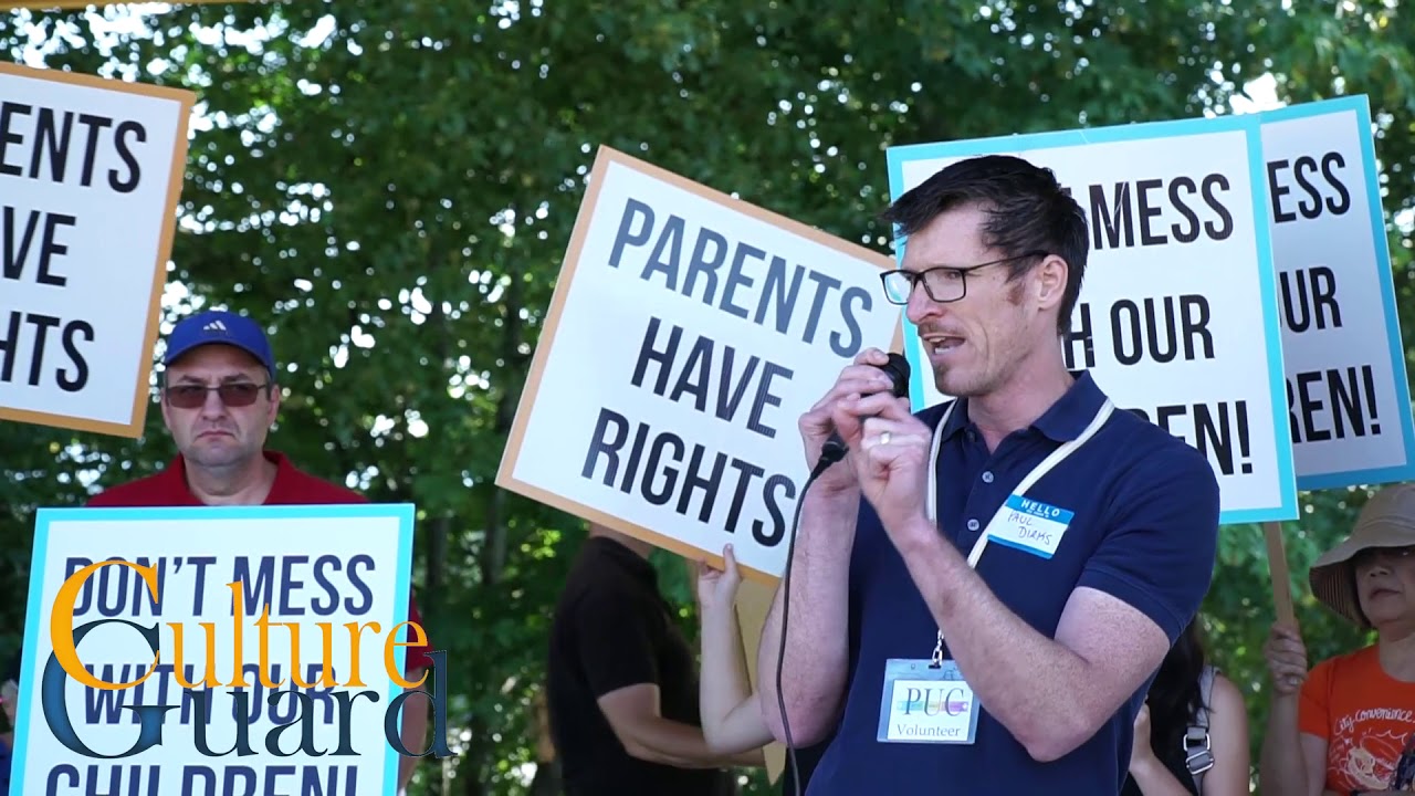 Paul Dirks speaks at Stop SOGI Rally in Port Moody on July 14th, 2018 ...