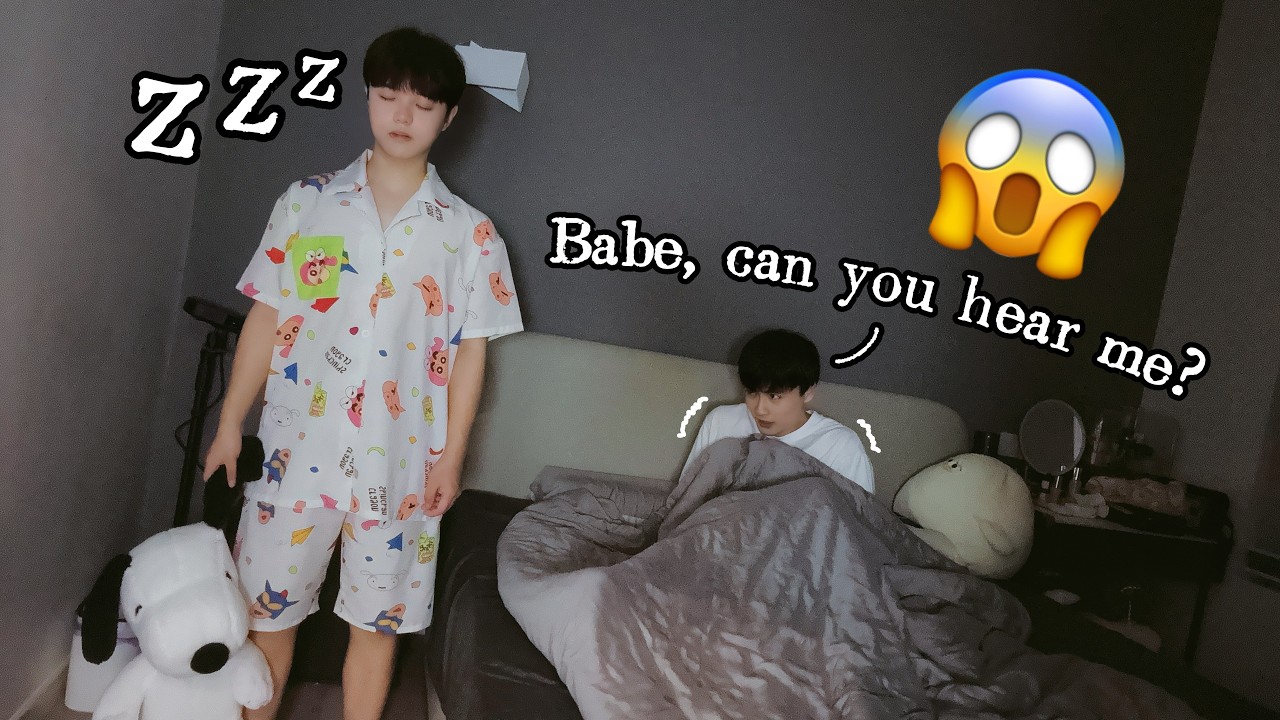 Sleep Walking Prank On Boyfriend!💤 *Freak Out | Like A Nightmare* [Watch this on Halloween]