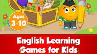 Gameplay from "fun english: language learning games for kids ages 3-10
to learn read, speak & spell".english kids. educational activiti...