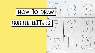 How to Write Bubble Letters