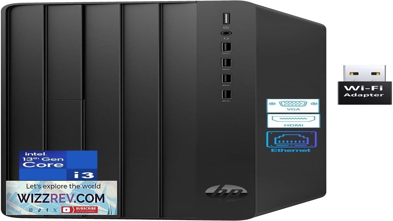 HP Desktop Computer Tower for Home Student & Business 13th Gen Intel