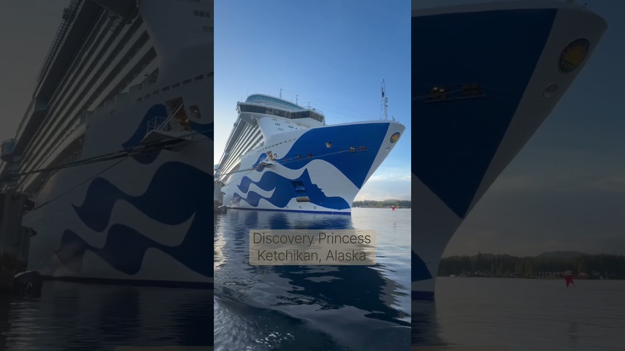 Discovery Princess in Ketchikan, Alaska #travelblogjamie #cruiseship #cruise #ketchikan