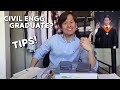 TIPS FOR FRESH CIVIL ENGINEERING GRADUATES | For First Time Job Seekers