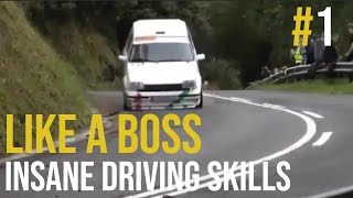 INSANE DRIVING SKILLS - LIKE A BOSS COMPILATION