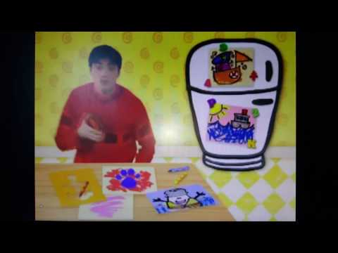 Blue's Clues How To Draw The Color Red