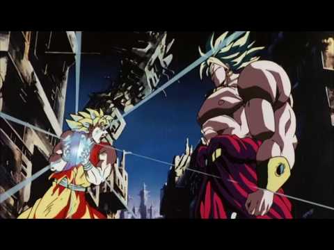 DBZ - Goku's Kamehameha is pointless against Broly (Japanese)