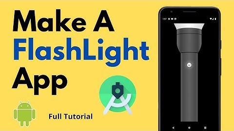 Make a flashlight app in android studio || full tutorial || with source code