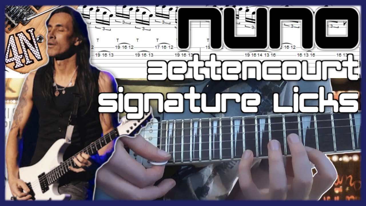 Nuno Bettencourt Signature Licks Lesson In E With Tab | Quick Tricks