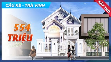 Bật Mí Mẫu Nhà Cấp 4 Mái Thái Có Gác Lửng Độc Đáo Xây Thô 554 TRIỆU Tại Huyện Cầu Kè Tỉnh Trà Vinh