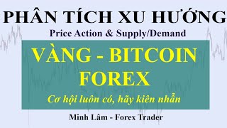 PHÂN TÍCH XU HƯỚNG VÀNG - BITCOIN - FOREX 5-11/623 ( Cơ hội luôn có, Hãy kiên nhẫn )