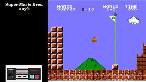 SMB1 1-1 with Flagpole Glitch