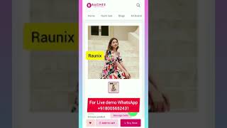 How to make app like Myntra? | How to make fashion store app | How to make online store app #raunix screenshot 1