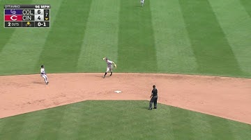 COL@CIN: LeMahieu ranges to make a backhanded stop