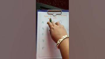 Activities for toddlers # find out and colour # colour the object whose name begins with A,B,C,D,E.