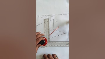 LINE INCLINED TO HP AND PARALLEL TO VP