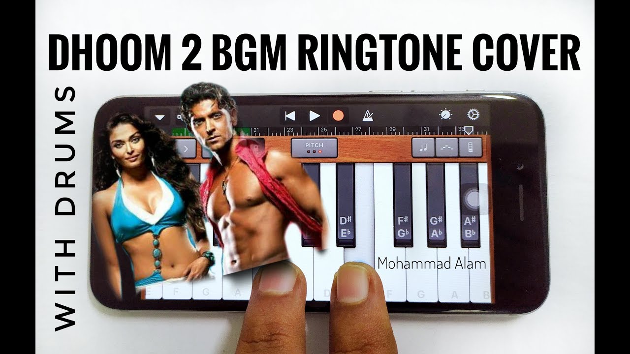 Dhoom 2 BGM Ringtone Cover With Drums YouTube