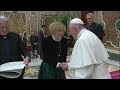 Pope presents Ratzinger Prize to Professor Marianne Schlosser and Architect Mario Botta