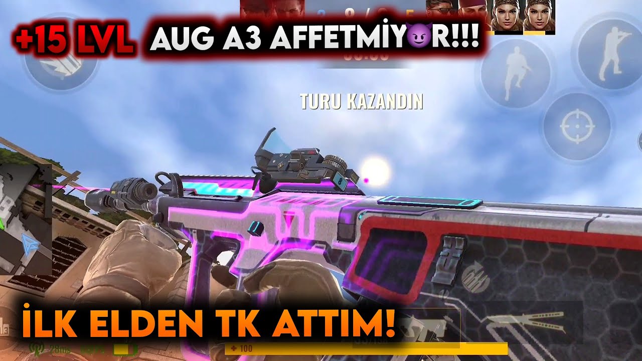 ZULA MOBİLEDE İLK AUG +15 BASTIM! BU SİLAH DEHŞET BİRŞEY