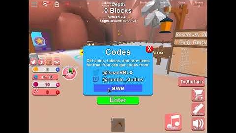 CODES[🎄CHRISTMAS🎄] Mining Simulator