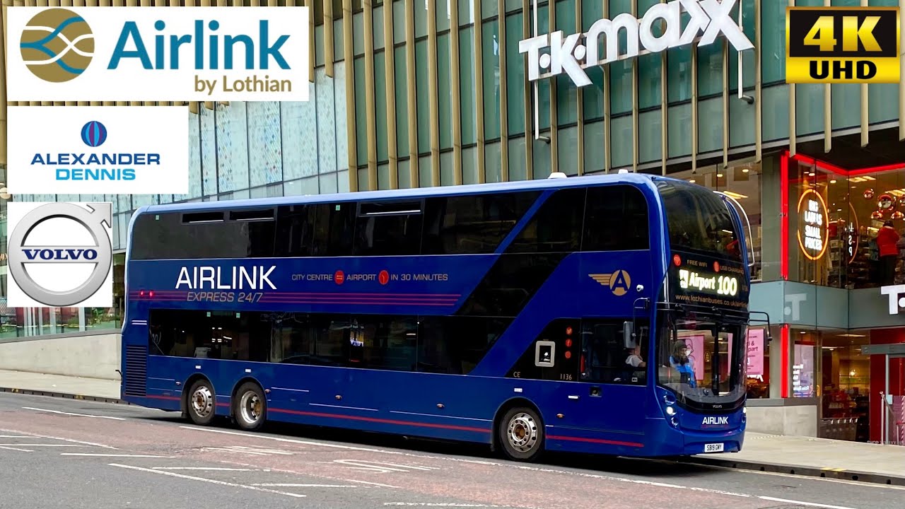 Lothian Airlink 100 To Edinburgh Centre Alexander Dennis lothian-airlink-100-to-edinburgh-centre-alexander-dennis