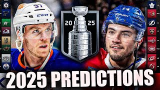 2025 STANLEY CUP PLAYOFFS BRACKET: BOLD NHL PLAYOFF PREDICTIONS