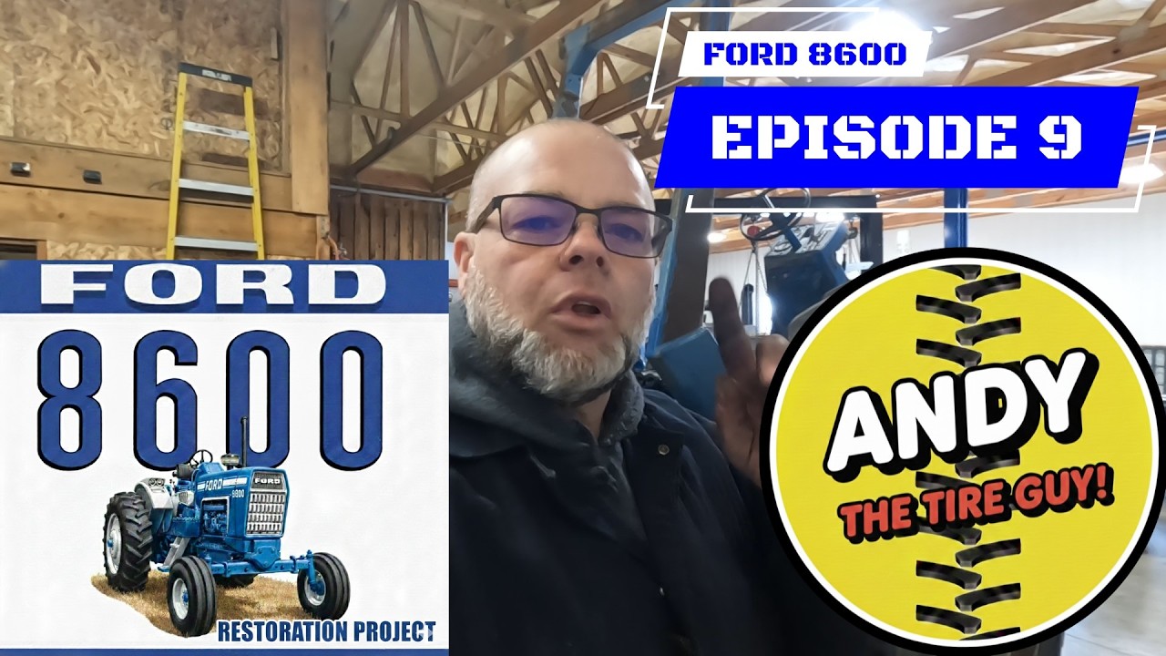 Ford 8600, эпизод 9: Реставрация сельскохозяйственного трактора в мастерской.