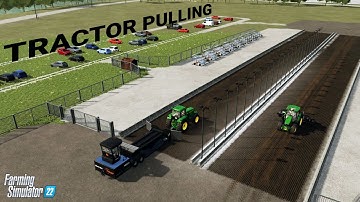 TRACTOR PULLING ARENA BUILD - Elmcreek - FS22 Timelapse Farm Build
