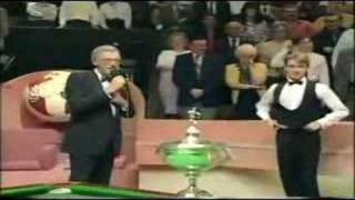 Snooker - 1992 World Final - Post match interview...