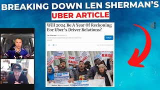 BREAKING DOWN Len Sherman's NEWEST Uber Article! screenshot 4