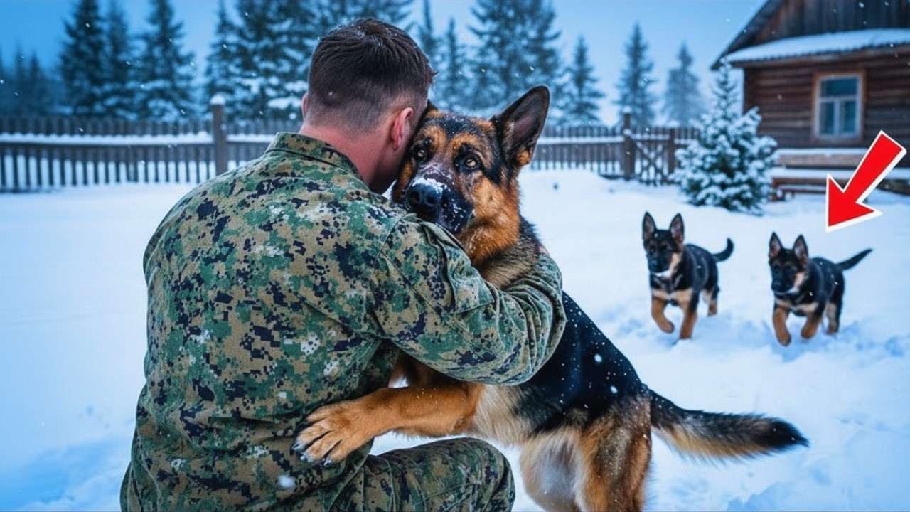 A Navy SEAL Saved a Dying Mother Dog and Her Puppies – Years Later She Found Him Again