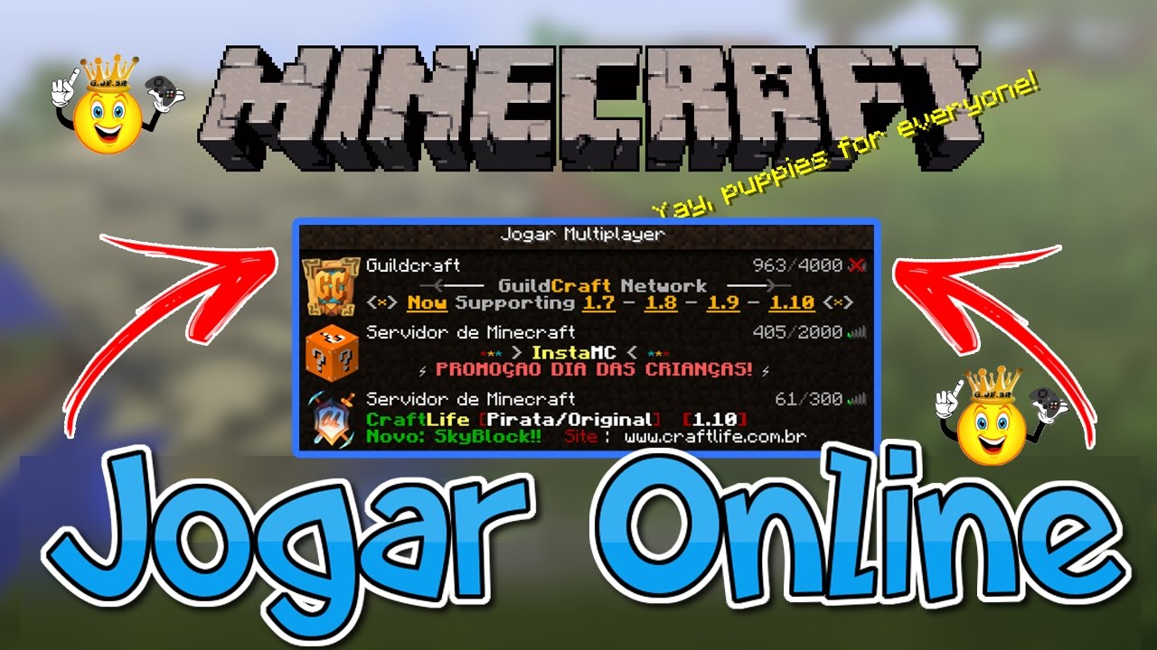 ☆Como jogar Online Servidores Minecraft PC Pirata 