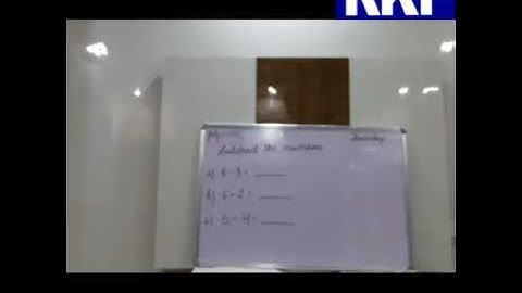 Grade 1 Math - Subtraction (Part 2) - Video no. 3 by Ms. Jinnya