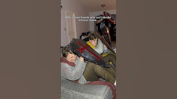 POV: Those friends who can’t watch a horror movie…😂😭 #theboys #viral #shorts #horror