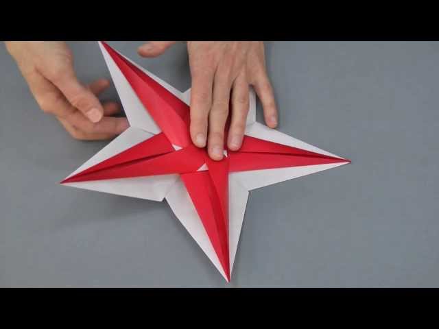 Kreativplus Faltanleitung Für Den Origami Stern Aus Der