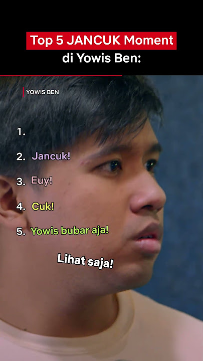 Bayu Skak Kaget Ketemu Bule Ngomong Janc*k! | Yowis Ben